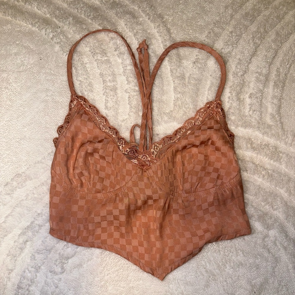 Reddish brown tank top